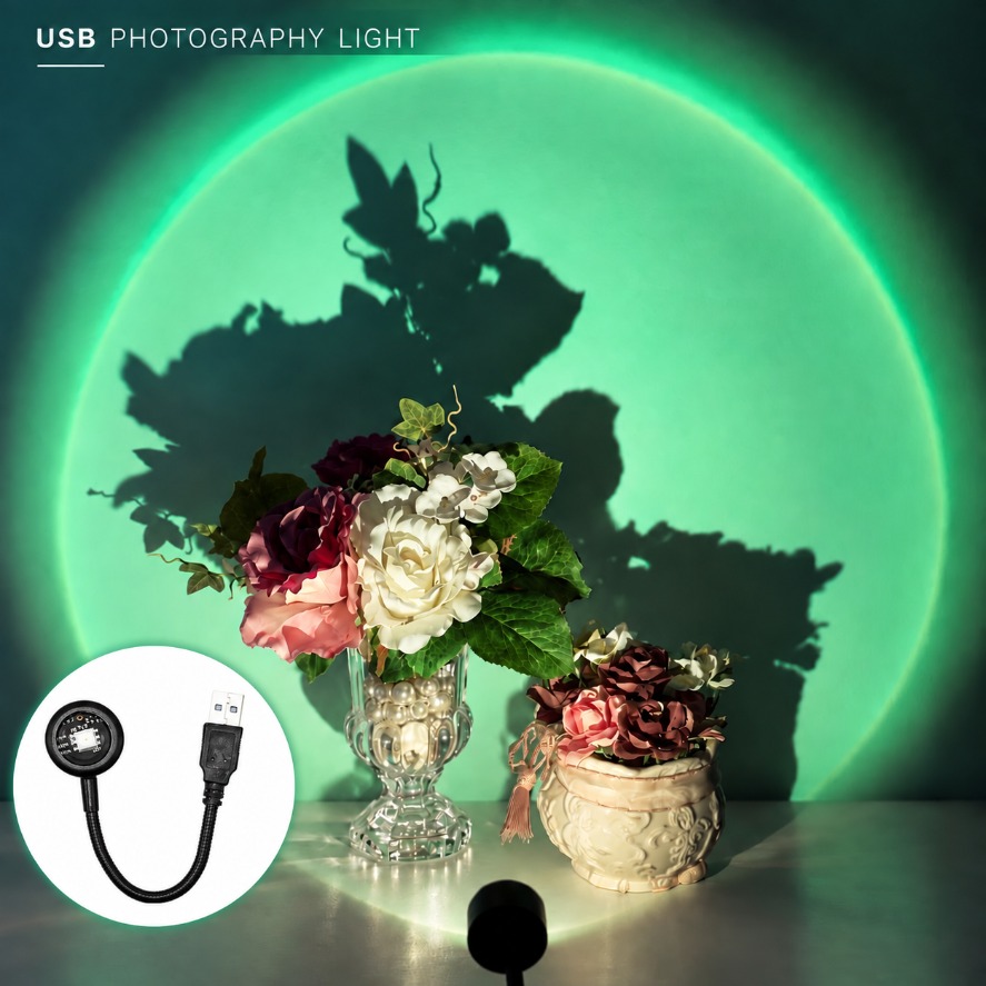 Photography Lighting Circle - مصباح عرض ضوئي صغير على شكل