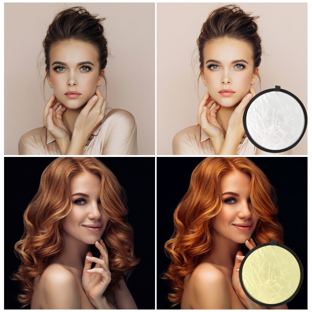 Reflector Disc Silver - عاكس ضوء للتصوير الفوتوغرافي بقطر 30