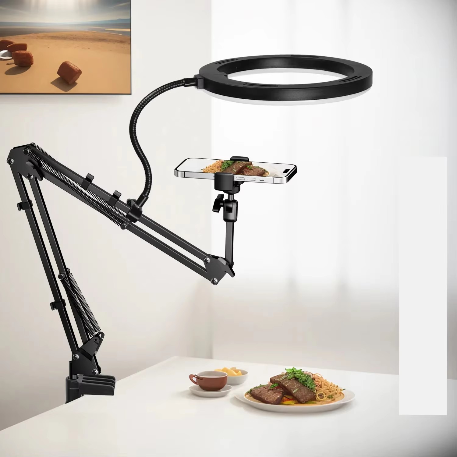 Photography Lighting Overhead - كاميرا تصوير ثابتة بإضاءة علوية احترافية