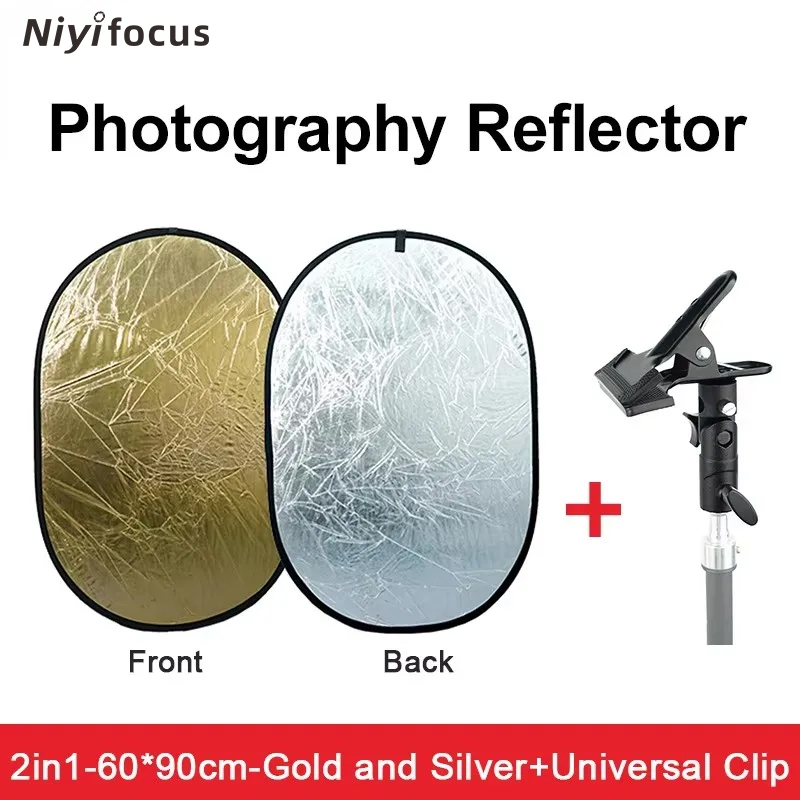 Photography Lighting Diffuser - عاكس ضوئي دائري محمول 2 في