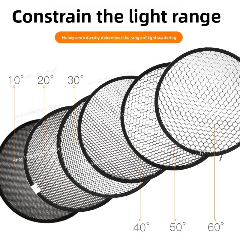 Photography Lighting Grid - شبكة خلية النحل القياسية - ملحق