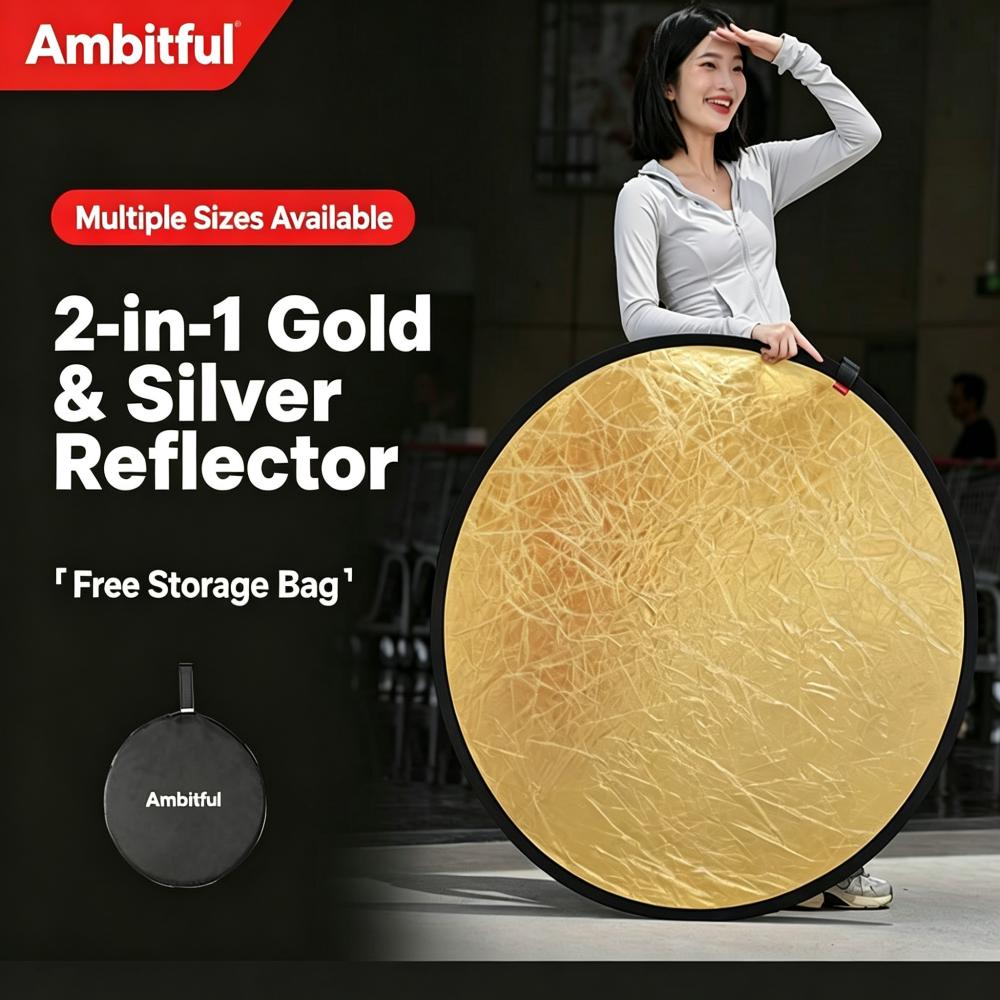 Reflector Disc Silver - عاكس ضوء دائري متعدد الأقراص من