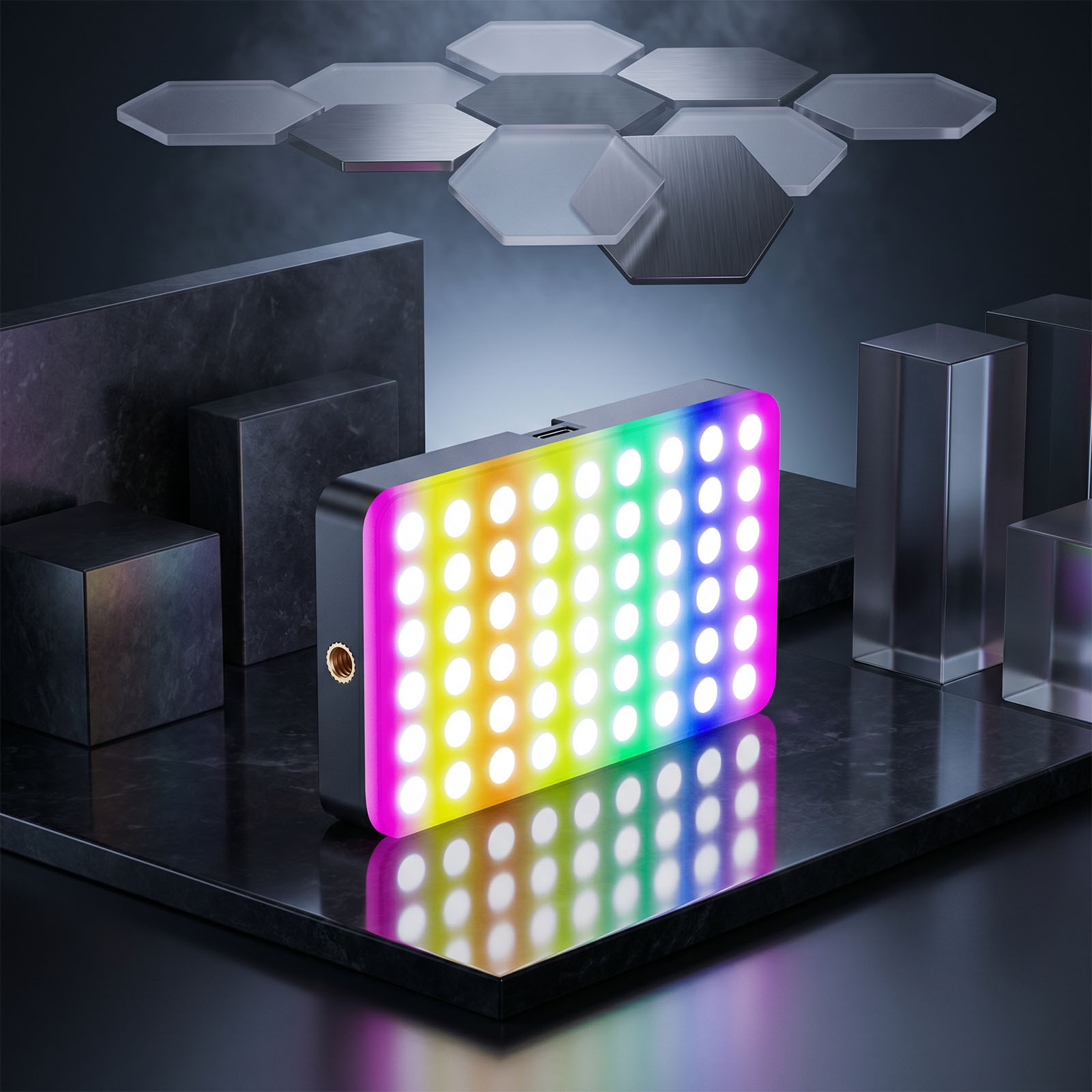 Photography Lighting Type - ضوء تعبئة للكاميرا والهاتف بقوة 6.5
