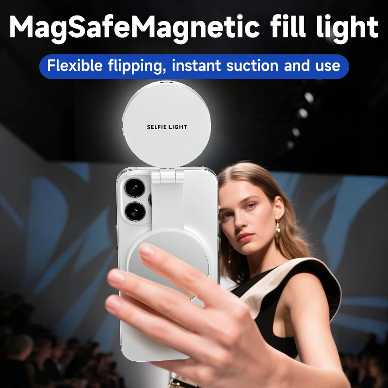 ضوء ملء سيلفي LED لهاتف Magsaf - مراجعة Photography Lighting Spotlight وسعره