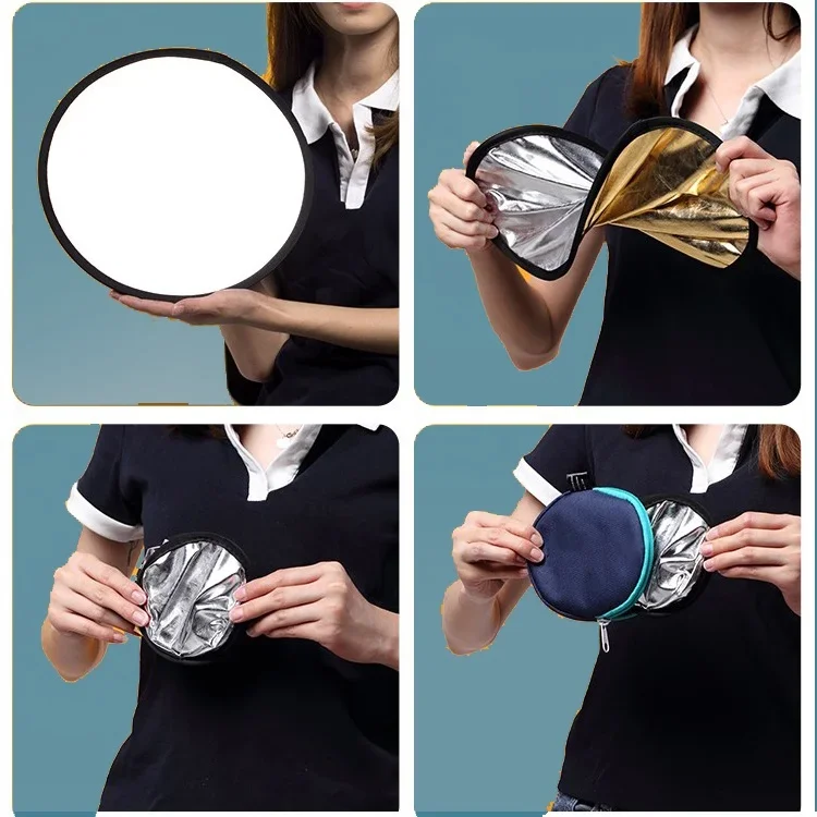عاكس صغير للتصوير الفوتوغرافي  - مراجعة Reflector Disc Silver وسعره