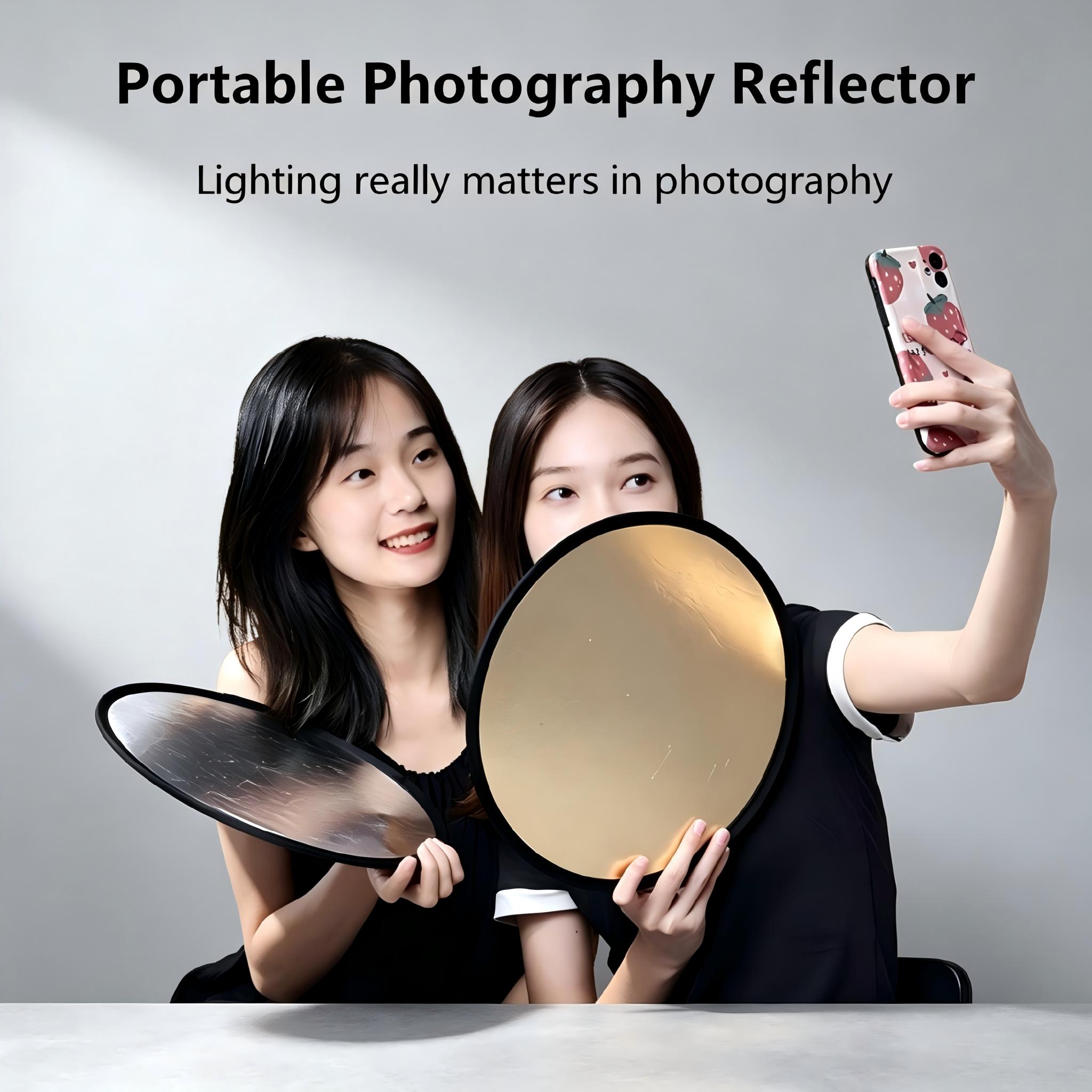 قرص إضاءة قابل للطي مزدوج الجو - مراجعة Reflector Disc Silver وسعره