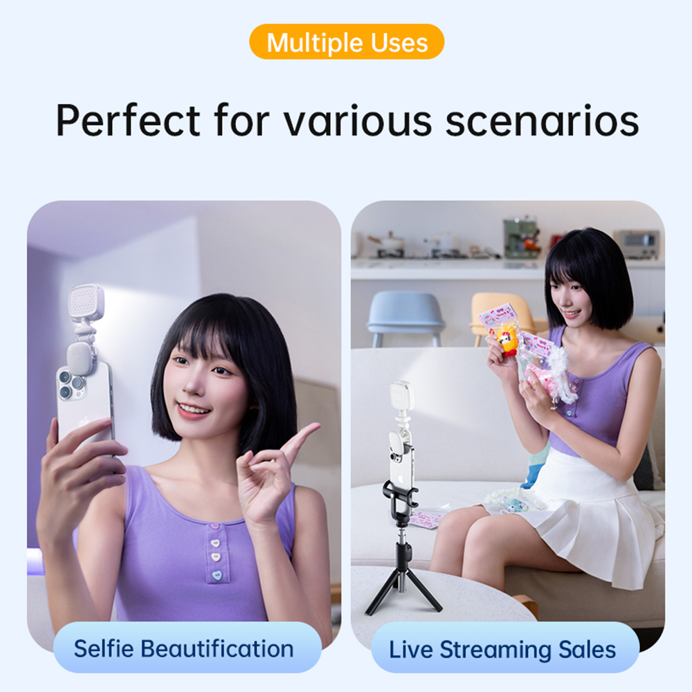 المحمولة LED Selfie ضوء كاميرا - مراجعة Photography Lighting Spotlight وسعره