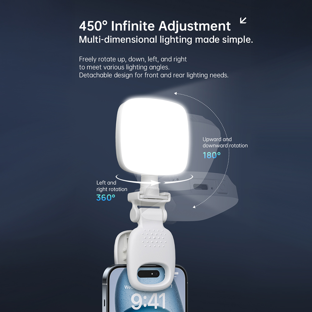 المحمولة LED Selfie ضوء كاميرا - مراجعة Photography Lighting Spotlight وسعره