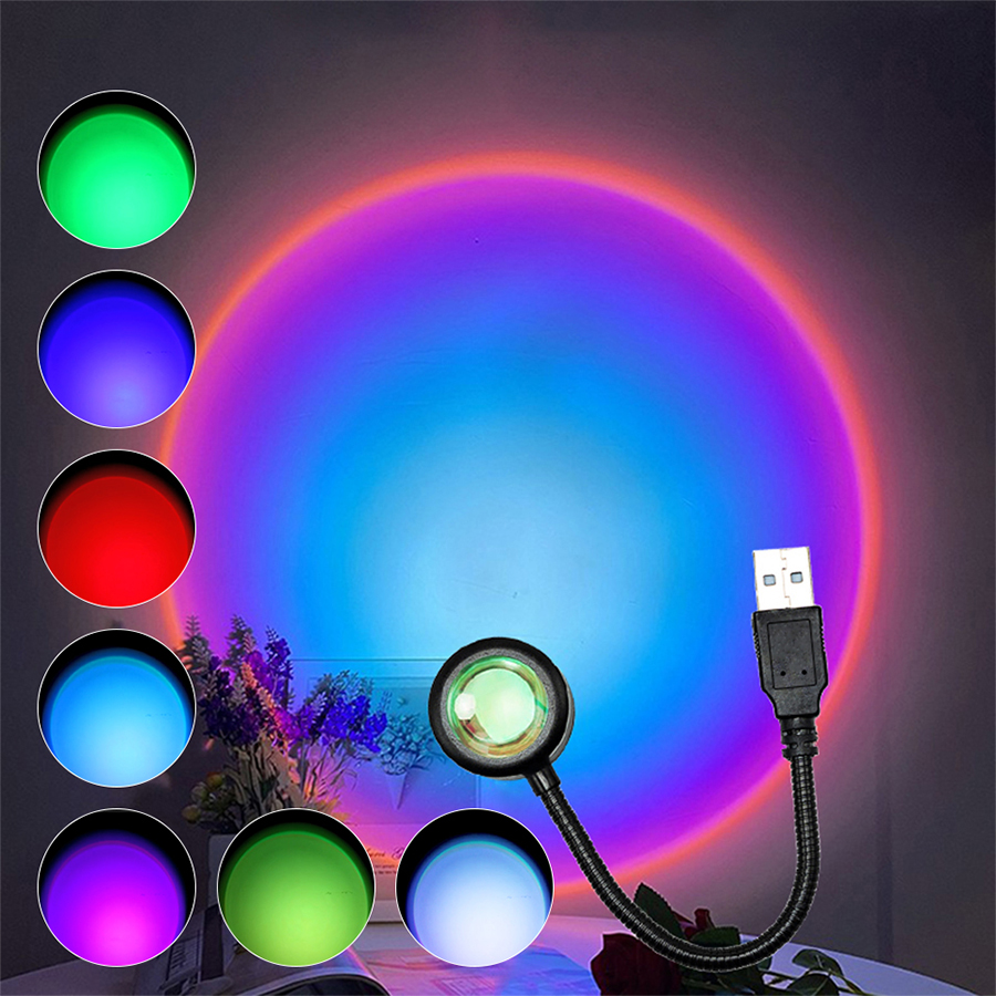 مصباح LED بمنفذ USB لعرض غروب  - مراجعة Photography Lighting Diy وسعره