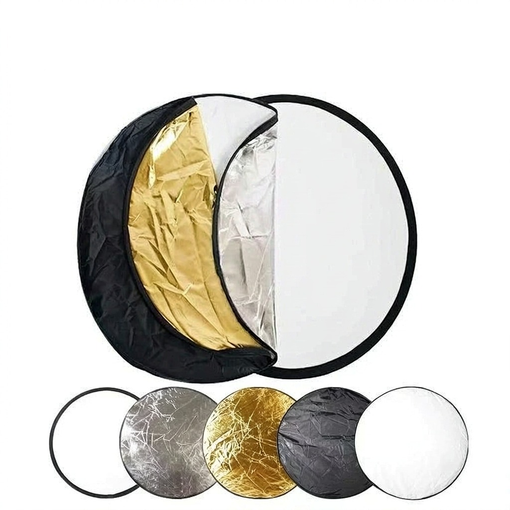 عاكس ضوء قابل للطي 5 في 1 بقطر - مراجعة Reflector Disc Silver وسعره