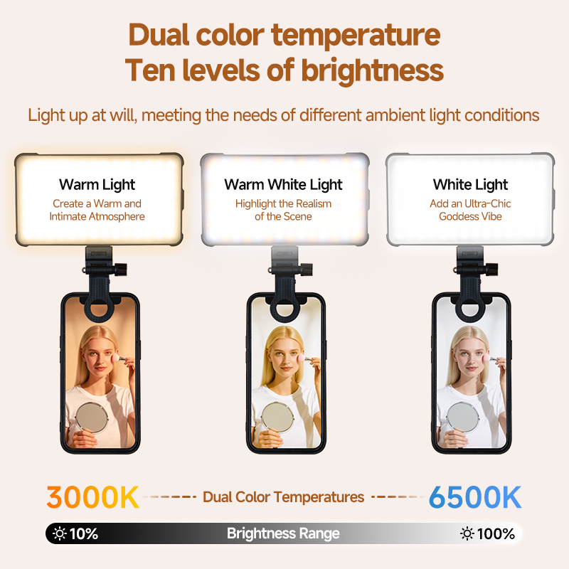 مشبك إضاءة الفيديو RGB LED للج - مراجعة Photography Lighting Spotlight وسعره