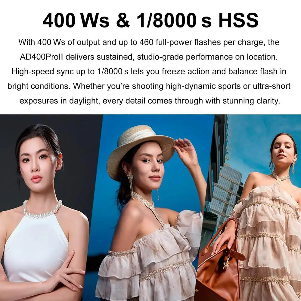 جودوكس AD400 Pro II، فلاش محمو - مراجعة Portable Strobe Monolight وسعره