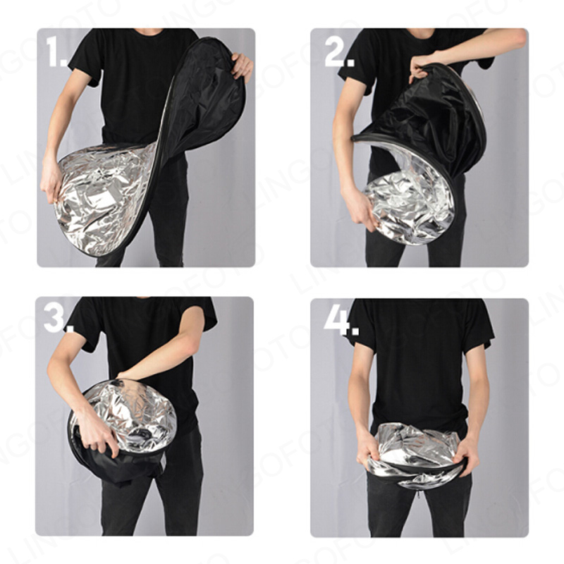 عاكس ضوء دائري قابل للطي مقاس  - مراجعة Reflector Disc Silver وسعره