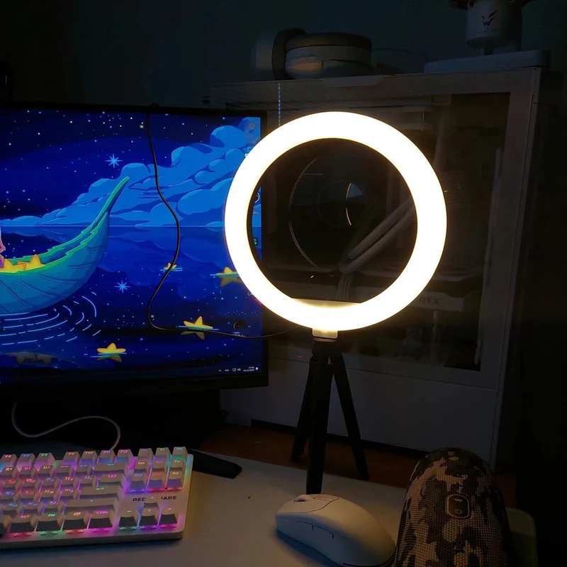 ضوء حلقي من ديسيونتال مقاس 26  - مراجعة Photography Lighting Circle وسعره