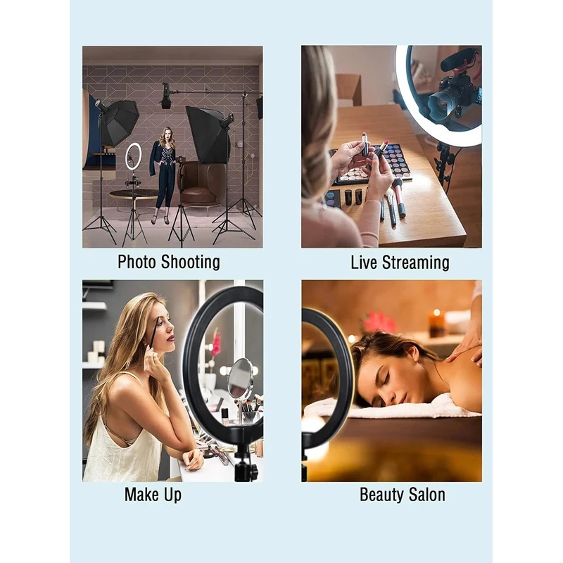ضوء حلقي من ديسيونتال مقاس 26  - مراجعة Photography Lighting Circle وسعره