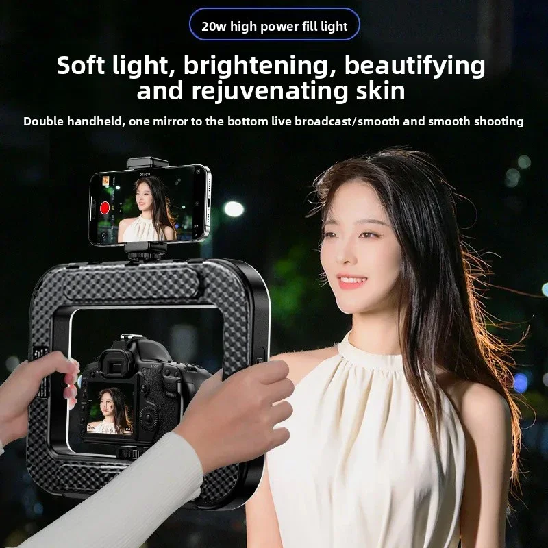 ضوء LED حلقي محمول باليد جديد  - مراجعة Photography Lighting Overhead وسعره