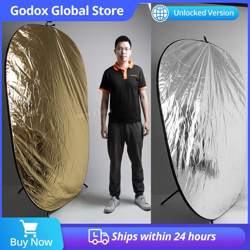 Godox 2in1 الذهب والفضة البيضا - مراجعة Reflector Disc Silver وسعره