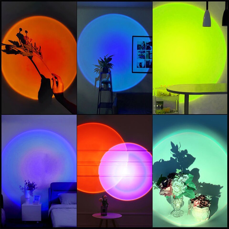 ZK40 LED مصباح غروب الشمس أضوا - مراجعة Photography Lighting Diy وسعره