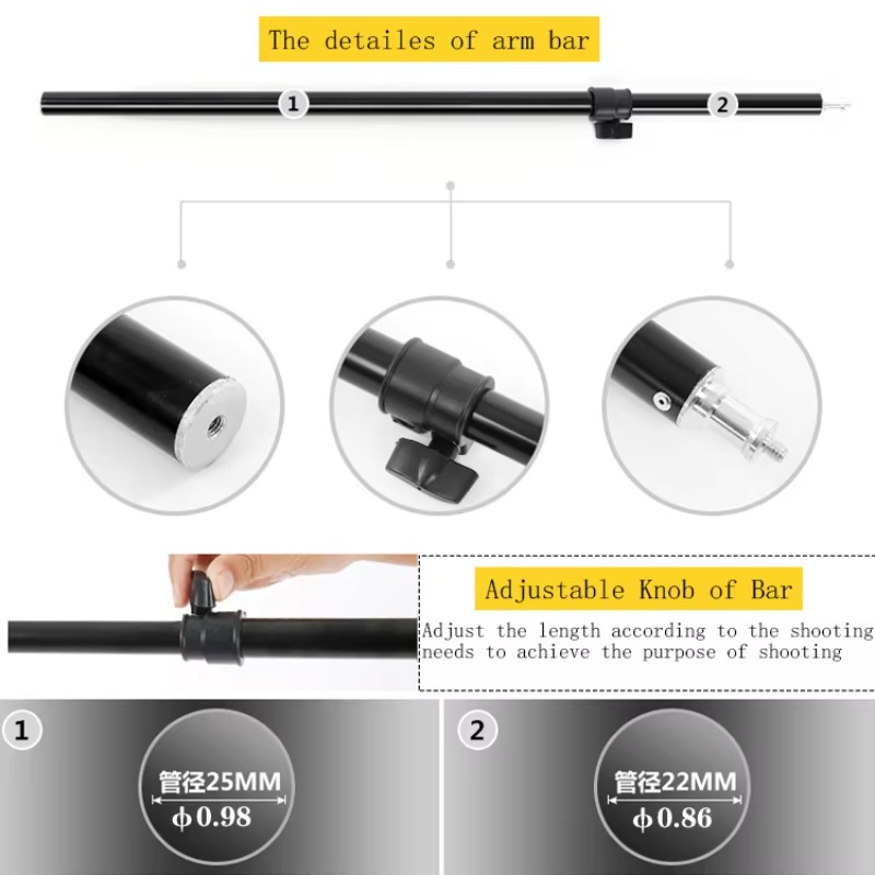 طقم سوفت بوكس 50×70 سم مع 4 مق - مراجعة Photography Lighting Overhead وسعره