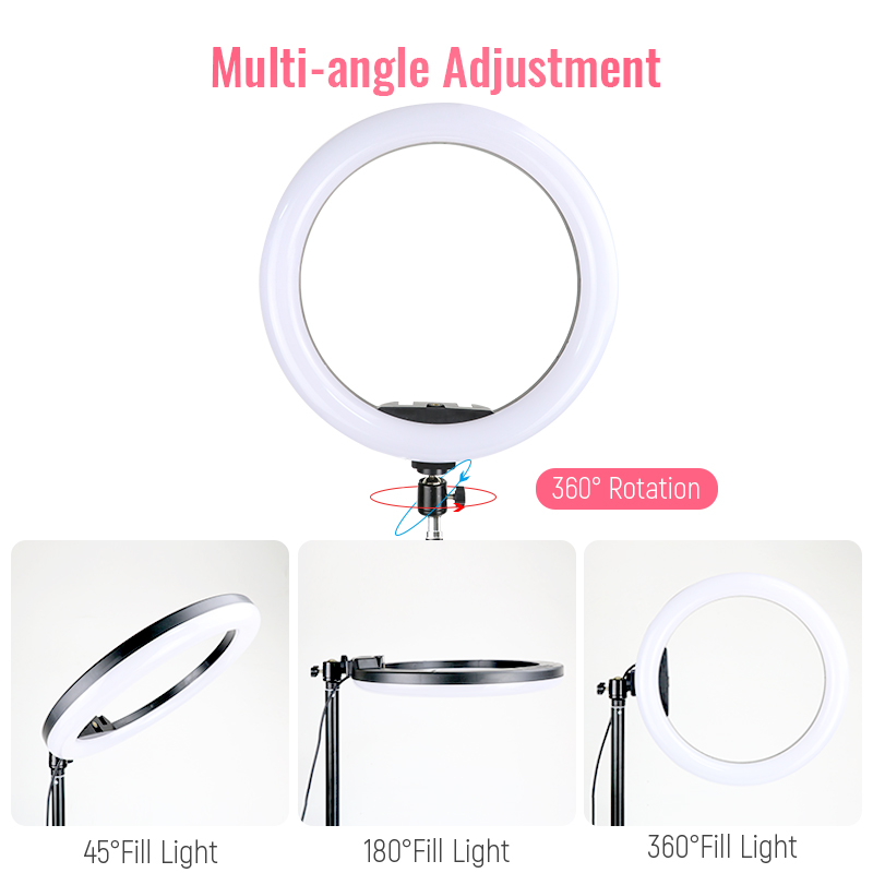 12 بوصة RGB Led مصباح مصمم على - مراجعة Photography Lighting Circle وسعره